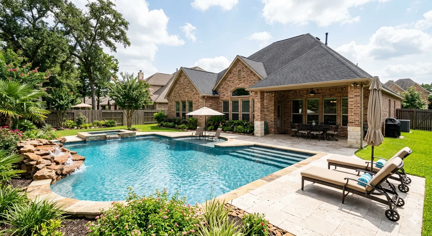 Bridges on Lake Houston home